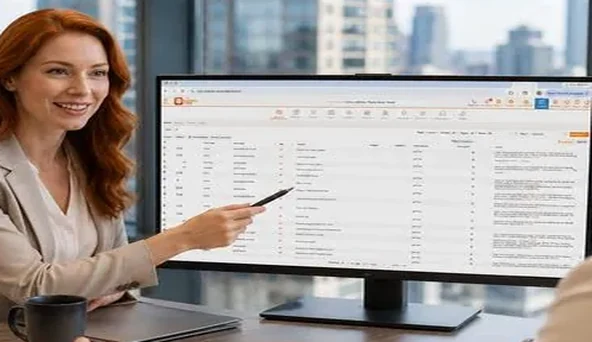 RealNex KRM property record with ownership, lease, and transaction history for CRE professionals