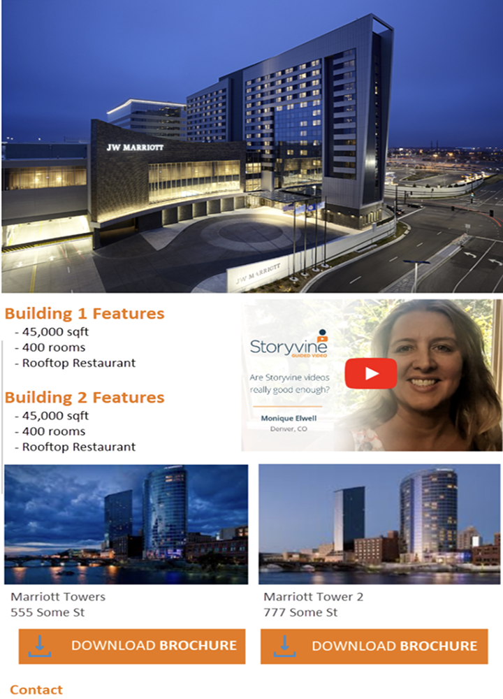 RealCampaigns branded property offering email template
