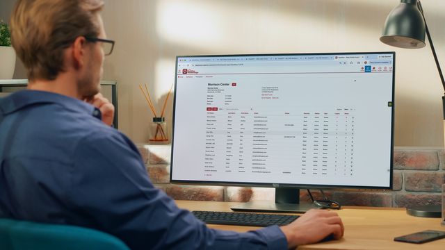 Deal workflow displayed on a desktop monitor
