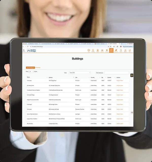 RealNex Bridge transaction management interface for commercial real estate leasing and tenant rep