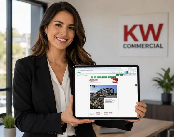 RealBlasts email campaign reaching CRE professionals globally