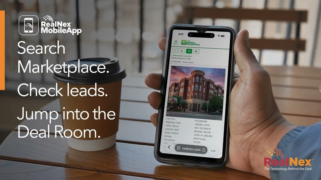 RealNex Mobile App walkthrough video: all your CRE workflow in the palm of your hand