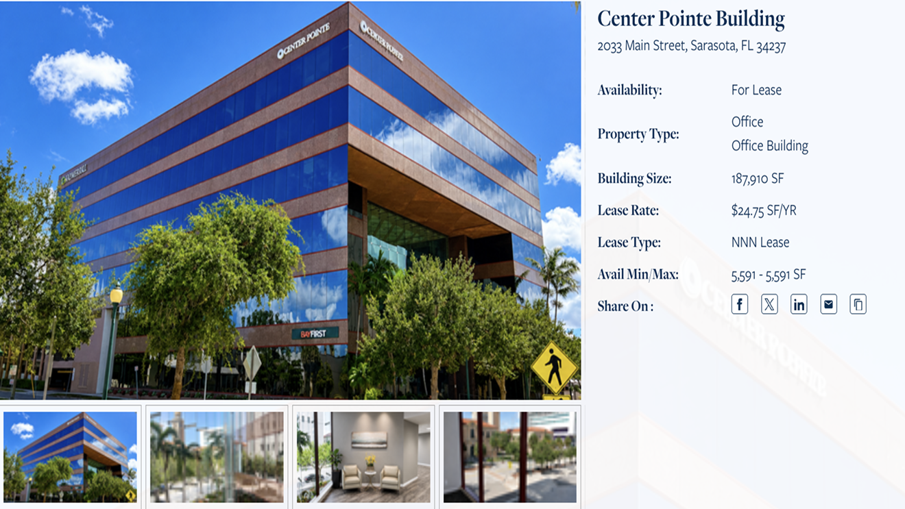 MP Premier branded property listing detail page with photos and specs