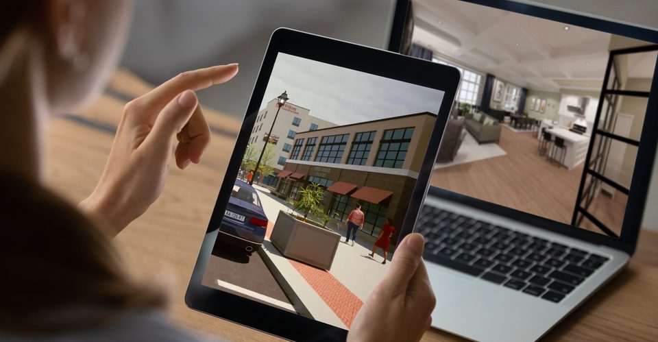 Virtual reality property tour